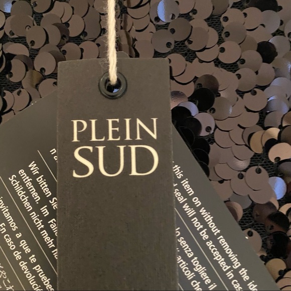 Plein Sud Black Sequin Dress IT 40 or US 4 - Picture 4 of 6